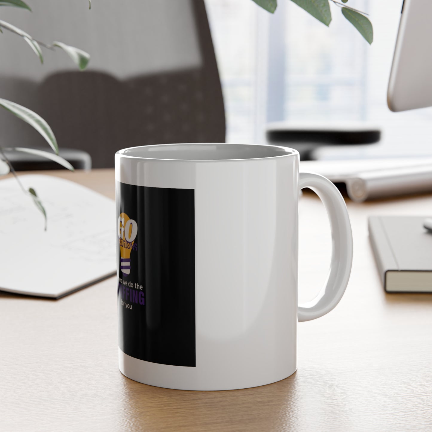 White Ceramic Mug, 11oz